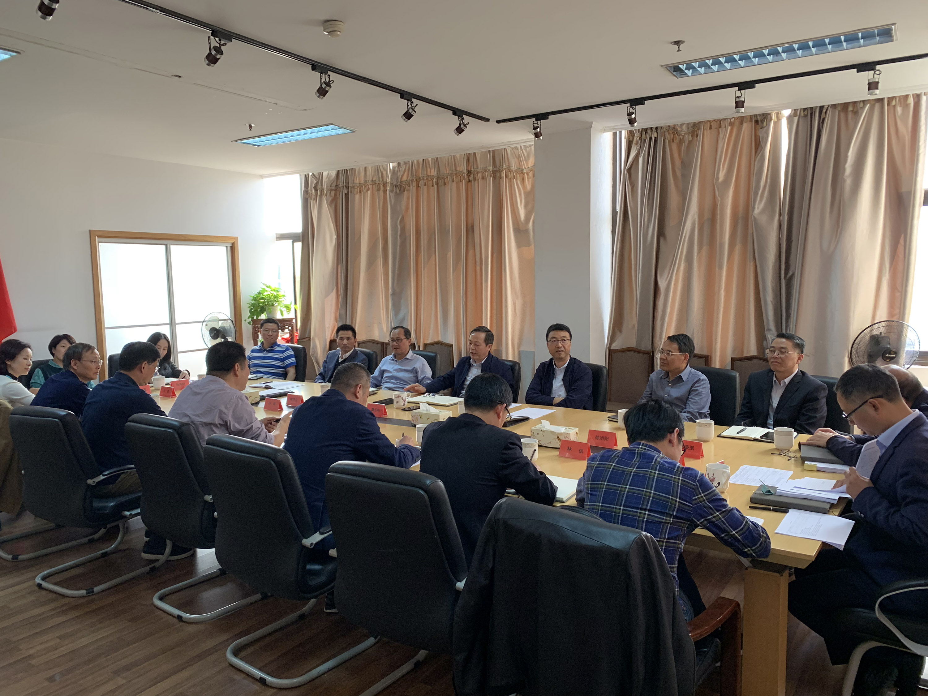 集團(tuán)公司黨委書記董事長虞岳明 一行蒞臨公司調(diào)研指導(dǎo)工作