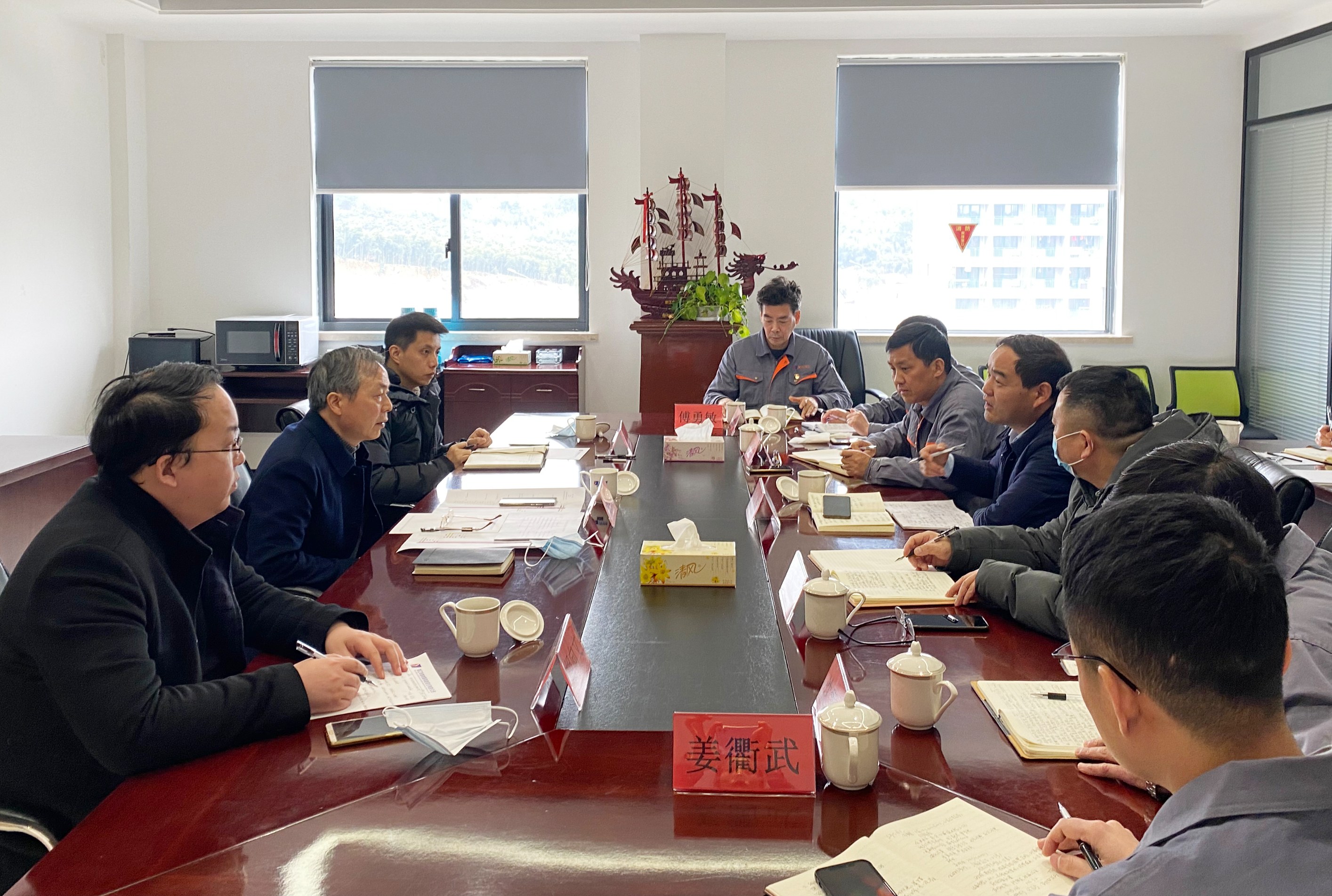 虞岳明強調(diào)：以釘釘子精神抓好工作落實 推動申達機器公司高質(zhì)量發(fā)展